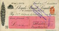 image of Autograph check from Shackleton fom his Imperial Trans-Antarctic Expedition, signed by Shackleton