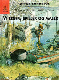 Vi leser, spiller og maler.