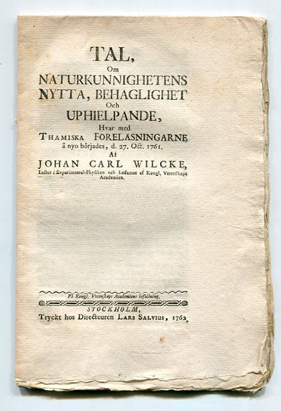Tal, om naturkunnighetens nytta, behaglighet och…
