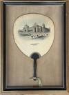 EARLY 20TH CENTURY SOUVENIR FAN FEATURING "THE LIBERAL ARTS BUILDING
