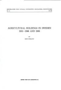 Agricultural Holdings in Sweden 1951-1966 and…