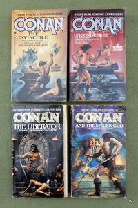 CONAN: 4 book lot set (L. Sprague De Camp & Lin Carter & Robert Jordan & Robert E. Howard) by L. Sprague De Camp & Lin Carter & Robert Jordan & Robert E. Howard - Paperback - 1980s - from Waynes Books (SKU: SFST13cn4LT)