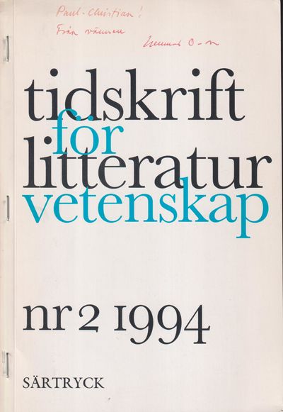 Personangreppen  En blå bok I [= rubrik].