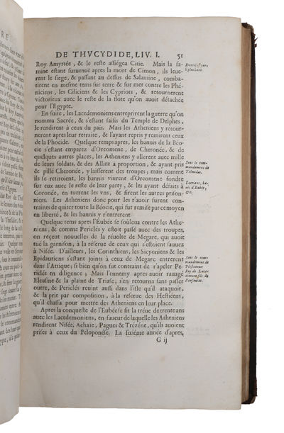 L'histoire de Thucydide, de la guerre du Peloponese; continuee par Xenophon. (photo 4)