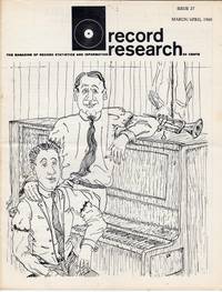 Record Research: The Magazine of Record Statistics and Information, Issue 27, March/April 1960 de Colton, Bob; Kunstadt, Len - 1960