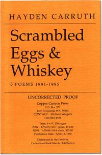 SCRAMBLED EGGS & WHISKEY: Poems 1991 - 1995