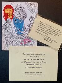 Andy Warhol's 1987 Memorial Mass -- 3 Separate Pieces