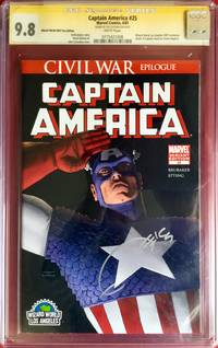 CAPTAIN AMERICA No. 25 (April 2007) - Wizard World LA Variant Edition - CIVIL WAR - The Death of Captain America -  CGC SIGNATURE SERIES - CGC Graded 9.8 (NM/MINT) by BRUBAKER, ED - 2007