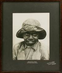 'Oodnadatta Jacky - South Australian Native'. A charming vintage portrait photograph of a young...