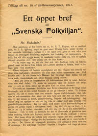 Ett öppet bref till 