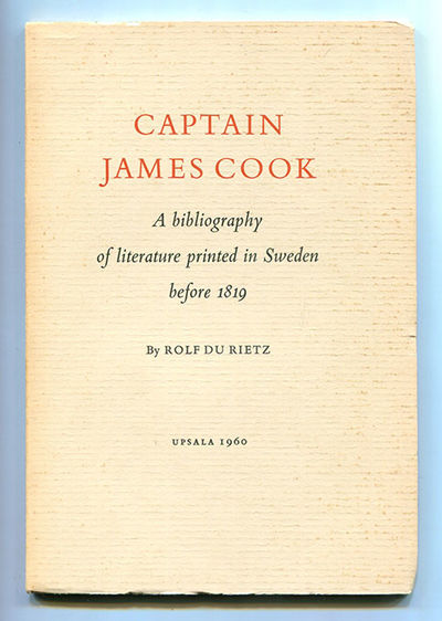 Captain James Cook. A bibliography of literature…