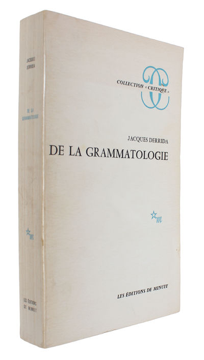 De la grammatologie. - [THE MAIN WORK OF…