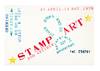 Announcement card for the Other Books and So exhibition Stamp Art, 200 Artists (27 April-15 May 1976)
