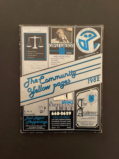 The Community Yellow Pages 1982 First Annual Edition