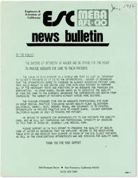 To The Public: The Doctors of Optometry at Kaiser Are On Strike For The Right To Provide Adequate Eye Care To Their Patients