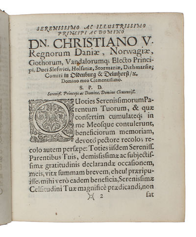 Quadripartitum, de simplicium medicamentorum facultatibus (+) Oratio ad dn Professores ac Studiosos amnium ordinum. - [PAULLI'S FIRST BOTANICAL WORK] (photo 3)