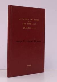 A Catalogue of Books on the Fine Arts, Music & Dancing (including a few Autographs). Catalogue 561.  NEAR FINE COPY IN BUCKRAM