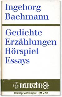 Gedichte Erzählungen Hörspiel Essays