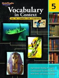 Vocabulary in Context for the Common Core Standards: Reproducible Grade 5