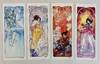FOUR ORIGINAL WATERCOLOR ILLUSTRATIONS [Signed]