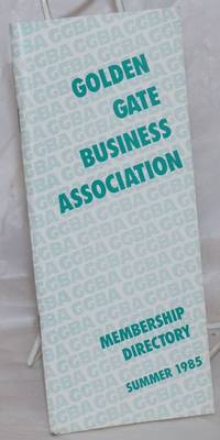 image of GGBA Membership Directory: Summer 1985