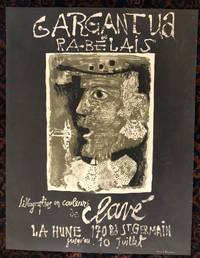 GARGANTUA DE RABELAIS. 1955. (Original Vintage Poster) from the La Hune Bookstore in Paris