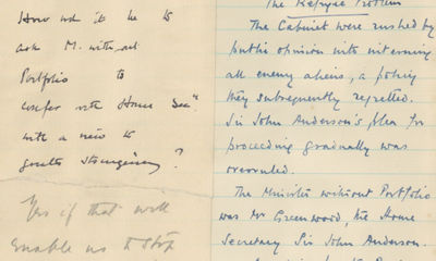 With the Battle of Britain Imminent, Winston Churchill Strongly Opposes Evacuating the Princesses Elizabeth and Margaret to Canada