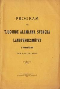 Program för Tjugonde allmänna svenska…