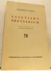 Estetiskt breviarium. Översättning från…