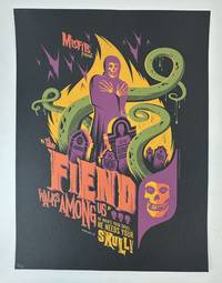 ORIGINAL"MISFITS: THE FIEND WALKS AMONG US" SCREEN PRINT MUSIC POSTER