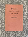 Books Are Still For Sale
