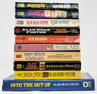 [Lot of 10 True First Editions by Alan Dean Foster] Impossible Places; Smart Dragons, Foolish Elves; Parallelities; Interlopers; Greenthieves; Codgerspace; Cat-A-Lyst; Mad Amos; The I Inside; Into the Out Of (Hardcover)