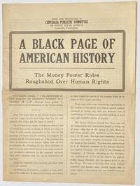 image of A black page of American history. The money power rides roughshod over humban rights