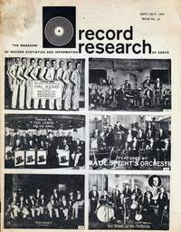 Record Research: The Magazine of Record Statistics and Information, Issue 24, September/October 1959 by Colton, Bob; Kunstadt, Len - 1959