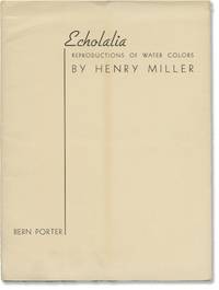 Echolalia: Reproductions of Water Colors (First Limited Edition)