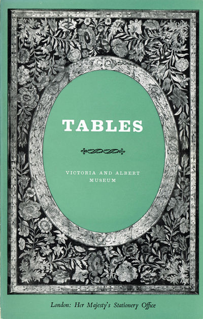 Tables in the Victoria and Albert Museum.
