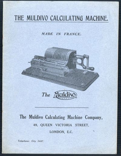 The Muldivo calculating machine. Made in France