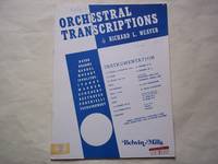 cover of Orchestral Transcriptions. Violin 1, Piano (Conductor) completely cued solo violin part (For advanced Players)