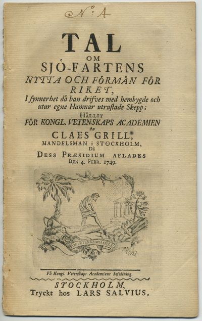 Tal om sjö-fartens nytta och förmån för riket, i…