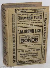 Crocker-Langley San Francisco Directory for the year ending June 1918. Containing an alphabetical list of business firms and private citizens; a directory of the city and county officers, churches, public and private schools, benevolent, literary and other associations; a classified business directory and revised street and avenue guide of the city