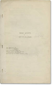 They Made Me a Killer (Original post-production script for the 1946 film)