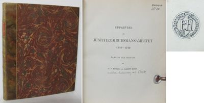 Uppgifter om justitieombudsmansämbetet 1810-1910.…