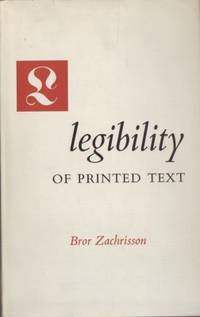 Studies in the Legibility of Printed Text.