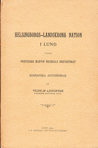 Helsingborgs-Landskrona nation i Lund under…