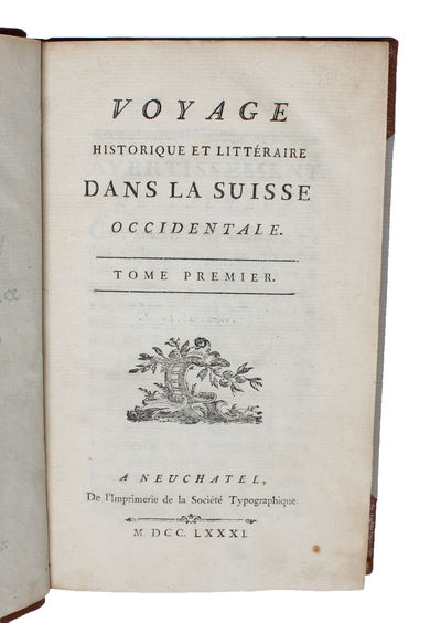 Voyage historique et littérairedans la Suisse occidentale. 2 vols. (photo 2)