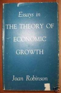 image of ESSAYS IN THEORY OF ECONOMIC GROWTH