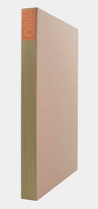  The Gehenna Press, 1998. Folio (16.5” x 11”), green cloth spine and green paste-paper over boar...