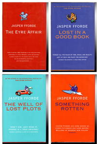 image of THE EYRE AFFAIR; LOST IN A GOOD BOOK; THE WELL OF LOST PLOTS; SOMETHING ROTTEN. 4 Volume set of Thursday Next books.