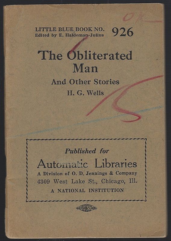 OBLITERATED MAN AND OTHER STORIES