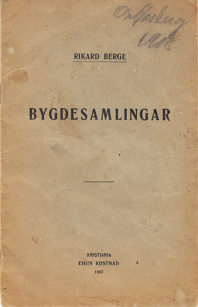 Bygdesamlingar.
